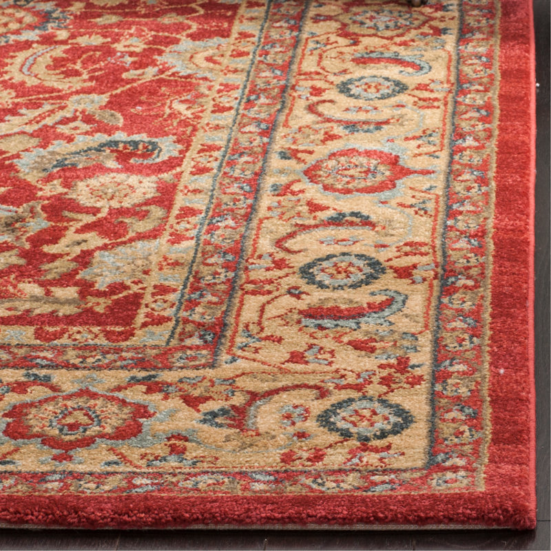 Astoria Grand Pennypacker Performance Red/Beige/Blue Rug & Reviews